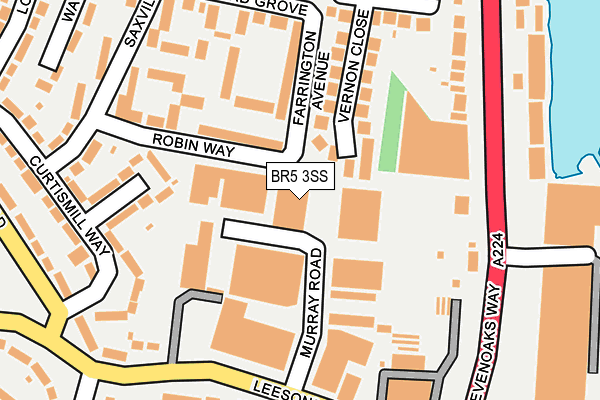 BR5 3SS map - OS OpenMap – Local (Ordnance Survey) BR5 3SS map - OS OpenMap – Local (Ordnance Survey)