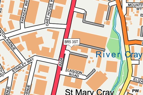 BR5 3ST map - OS OpenMap – Local (Ordnance Survey) BR5 3ST map - OS OpenMap – Local (Ordnance Survey)