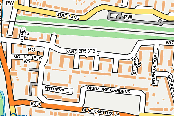 BR5 3TB map - OS OpenMap – Local (Ordnance Survey) BR5 3TB map - OS OpenMap – Local (Ordnance Survey)
