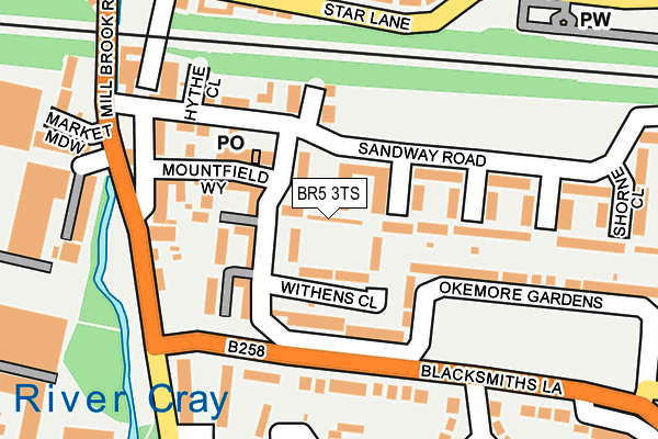 BR5 3TS map - OS OpenMap – Local (Ordnance Survey) BR5 3TS map - OS OpenMap – Local (Ordnance Survey)