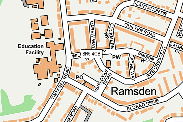 BR5 4GB map - OS OpenMap – Local (Ordnance Survey) BR5 4GB map - OS OpenMap – Local (Ordnance Survey)
