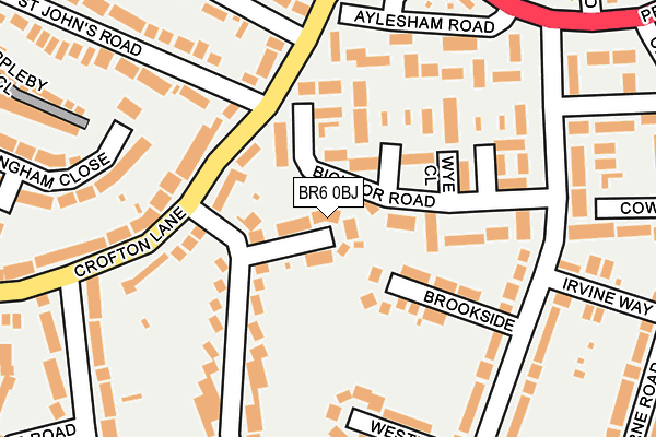 BR6 0BJ map - OS OpenMap – Local (Ordnance Survey) BR6 0BJ map - OS OpenMap – Local (Ordnance Survey)