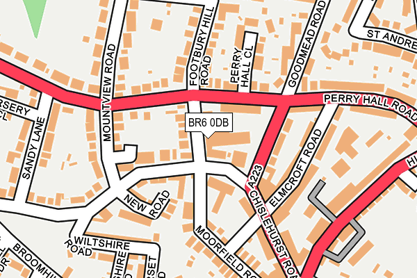 BR6 0DB map - OS OpenMap – Local (Ordnance Survey) BR6 0DB map - OS OpenMap – Local (Ordnance Survey)
