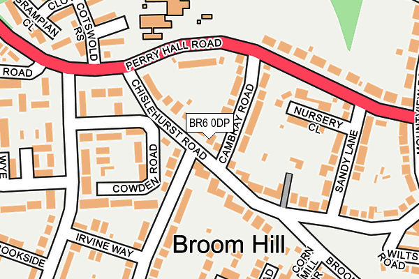 BR6 0DP map - OS OpenMap – Local (Ordnance Survey) BR6 0DP map - OS OpenMap – Local (Ordnance Survey)