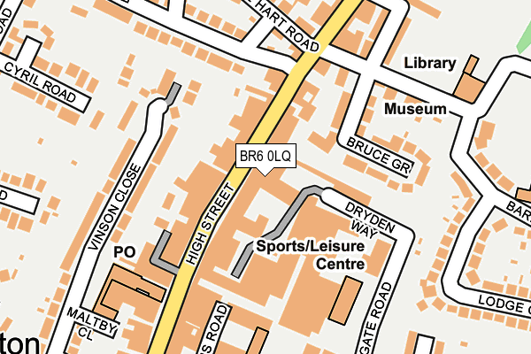 BR6 0LQ map - OS OpenMap – Local (Ordnance Survey) BR6 0LQ map - OS OpenMap – Local (Ordnance Survey)
