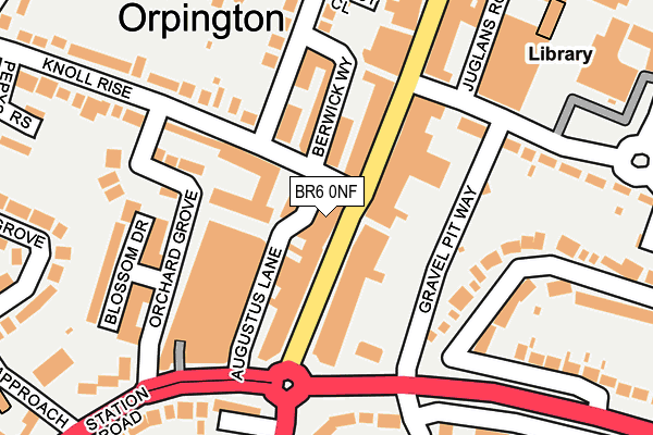BR6 0NF map - OS OpenMap – Local (Ordnance Survey) BR6 0NF map - OS OpenMap – Local (Ordnance Survey)