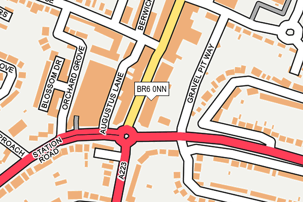 BR6 0NN map - OS OpenMap – Local (Ordnance Survey) BR6 0NN map - OS OpenMap – Local (Ordnance Survey)