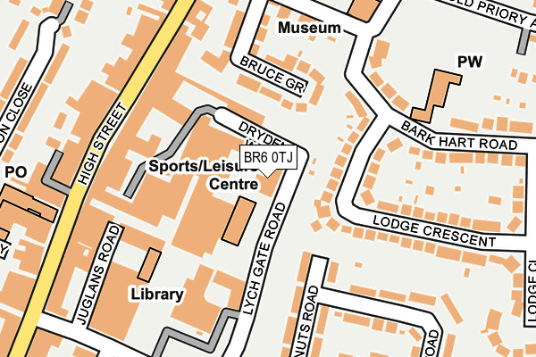 BR6 0TJ map - OS OpenMap – Local (Ordnance Survey) BR6 0TJ map - OS OpenMap – Local (Ordnance Survey)