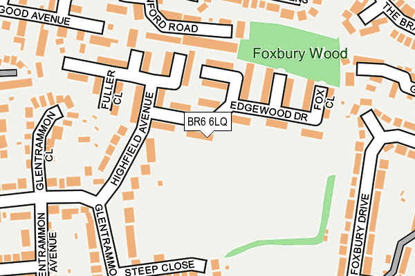 BR6 6LQ map - OS OpenMap – Local (Ordnance Survey) BR6 6LQ map - OS OpenMap – Local (Ordnance Survey)