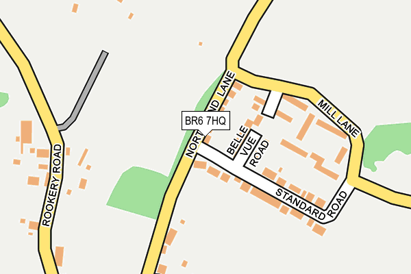 BR6 7HQ map - OS OpenMap – Local (Ordnance Survey) BR6 7HQ map - OS OpenMap – Local (Ordnance Survey)