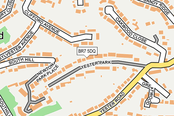 BR7 5DQ map - OS OpenMap – Local (Ordnance Survey) BR7 5DQ map - OS OpenMap – Local (Ordnance Survey)