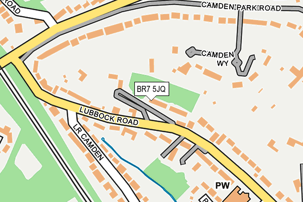 BR7 5JQ map - OS OpenMap – Local (Ordnance Survey) BR7 5JQ map - OS OpenMap – Local (Ordnance Survey)