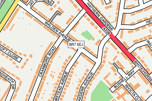 BR7 6EJ map - OS OpenMap – Local (Ordnance Survey) BR7 6EJ map - OS OpenMap – Local (Ordnance Survey)