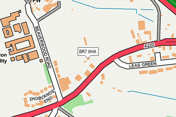 BR7 6HA map - OS OpenMap – Local (Ordnance Survey) BR7 6HA map - OS OpenMap – Local (Ordnance Survey)