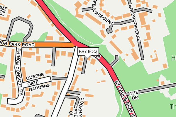 BR7 6QQ map - OS OpenMap – Local (Ordnance Survey) BR7 6QQ map - OS OpenMap – Local (Ordnance Survey)