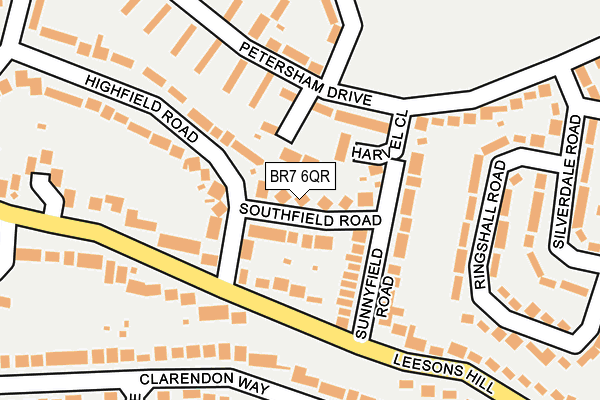 BR7 6QR map - OS OpenMap – Local (Ordnance Survey) BR7 6QR map - OS OpenMap – Local (Ordnance Survey)