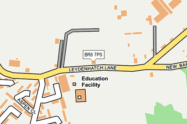 BR8 7PS map - OS OpenMap – Local (Ordnance Survey) BR8 7PS map - OS OpenMap – Local (Ordnance Survey)
