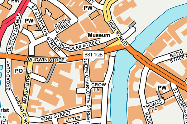BS1 1QB map - OS OpenMap – Local (Ordnance Survey) BS1 1QB map - OS OpenMap – Local (Ordnance Survey)