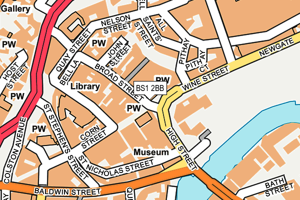 BS1 2BB map - OS OpenMap – Local (Ordnance Survey) BS1 2BB map - OS OpenMap – Local (Ordnance Survey)