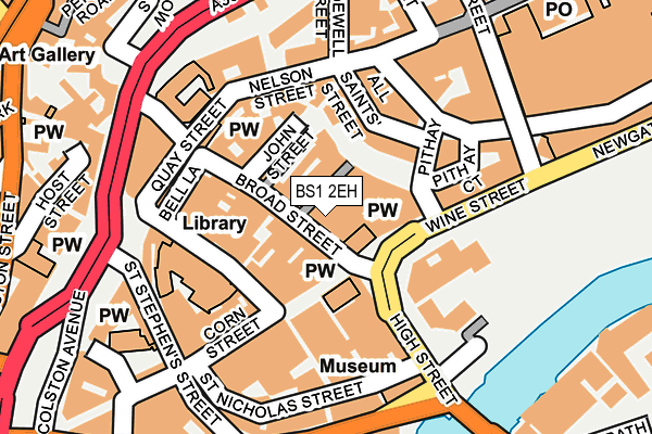 BS1 2EH map - OS OpenMap – Local (Ordnance Survey) BS1 2EH map - OS OpenMap – Local (Ordnance Survey)