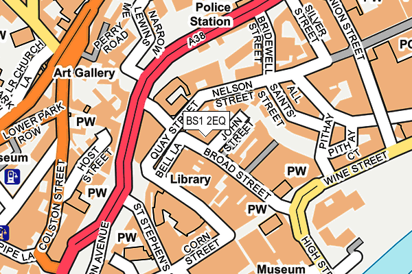 BS1 2EQ map - OS OpenMap – Local (Ordnance Survey) BS1 2EQ map - OS OpenMap – Local (Ordnance Survey)