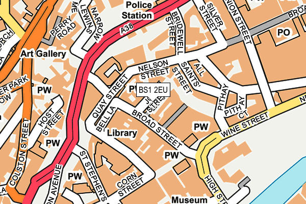 BS1 2EU map - OS OpenMap – Local (Ordnance Survey) BS1 2EU map - OS OpenMap – Local (Ordnance Survey)