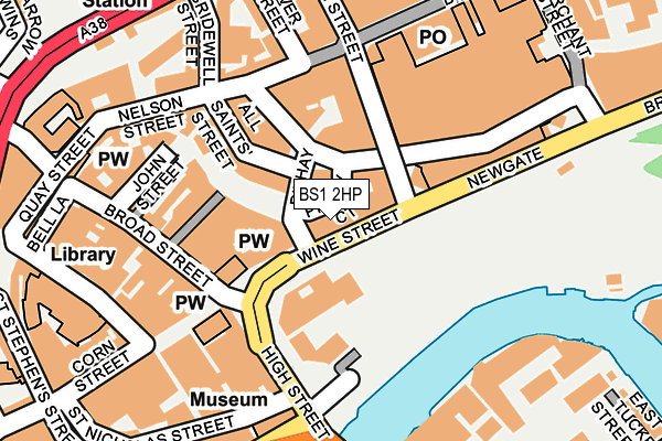 BS1 2HP map - OS OpenMap – Local (Ordnance Survey) BS1 2HP map - OS OpenMap – Local (Ordnance Survey)