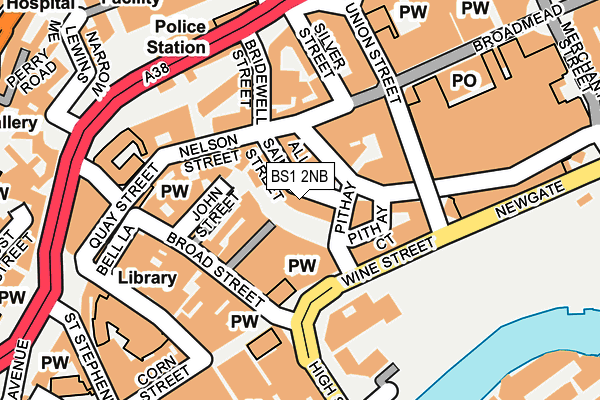 BS1 2NB map - OS OpenMap – Local (Ordnance Survey) BS1 2NB map - OS OpenMap – Local (Ordnance Survey)