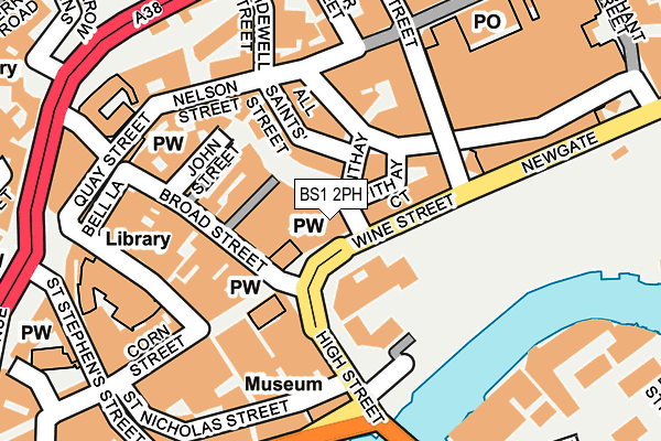 BS1 2PH map - OS OpenMap – Local (Ordnance Survey) BS1 2PH map - OS OpenMap – Local (Ordnance Survey)