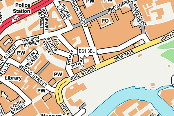 BS1 3BL map - OS OpenMap – Local (Ordnance Survey) BS1 3BL map - OS OpenMap – Local (Ordnance Survey)