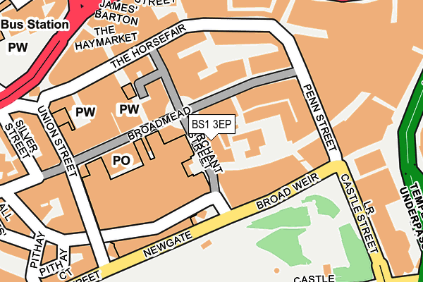 BS1 3EP map - OS OpenMap – Local (Ordnance Survey) BS1 3EP map - OS OpenMap – Local (Ordnance Survey)