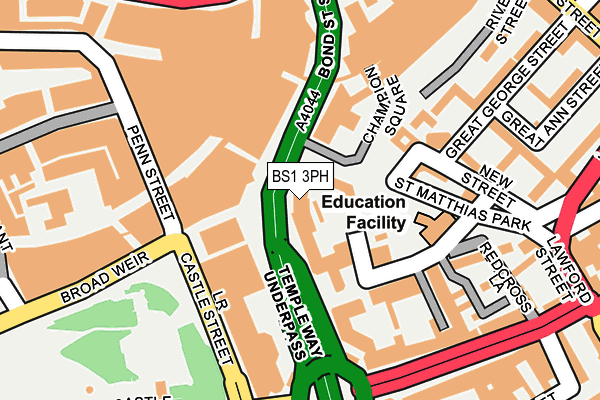 BS1 3PH map - OS OpenMap – Local (Ordnance Survey) BS1 3PH map - OS OpenMap – Local (Ordnance Survey)