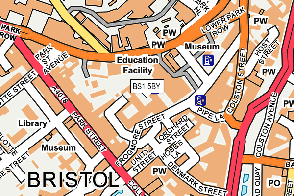 BS1 5BY map - OS OpenMap – Local (Ordnance Survey) BS1 5BY map - OS OpenMap – Local (Ordnance Survey)