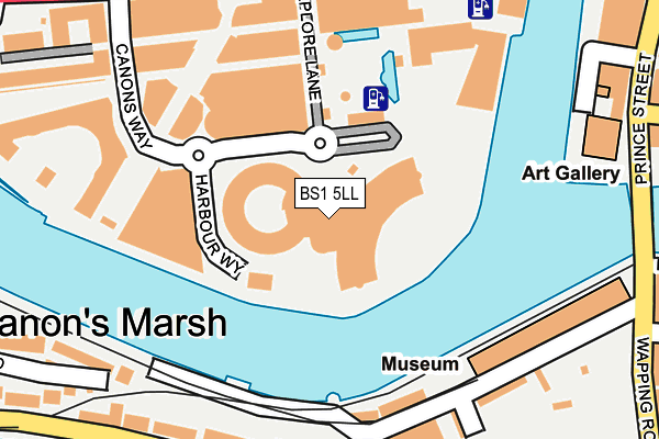 BS1 5LL map - OS OpenMap – Local (Ordnance Survey) BS1 5LL map - OS OpenMap – Local (Ordnance Survey)