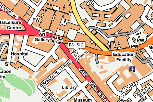 BS1 5LQ map - OS OpenMap – Local (Ordnance Survey) BS1 5LQ map - OS OpenMap – Local (Ordnance Survey)