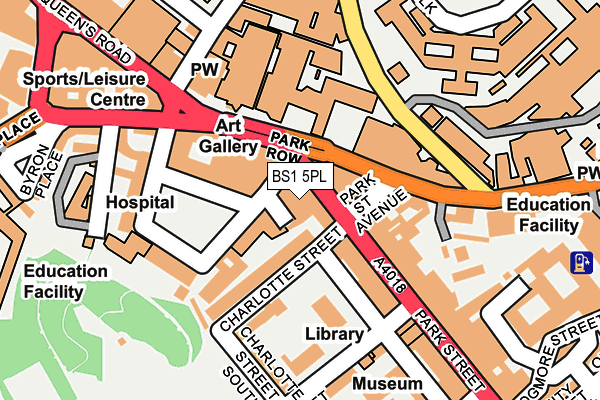 BS1 5PL map - OS OpenMap – Local (Ordnance Survey) BS1 5PL map - OS OpenMap – Local (Ordnance Survey)