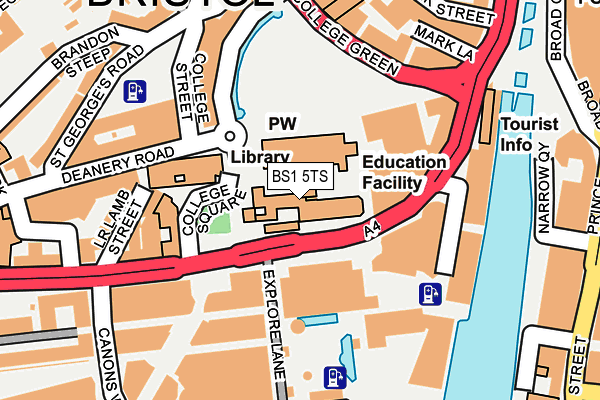 BS1 5TS map - OS OpenMap – Local (Ordnance Survey) BS1 5TS map - OS OpenMap – Local (Ordnance Survey)