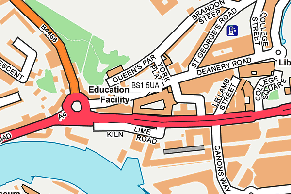BS1 5UA map - OS OpenMap – Local (Ordnance Survey) BS1 5UA map - OS OpenMap – Local (Ordnance Survey)