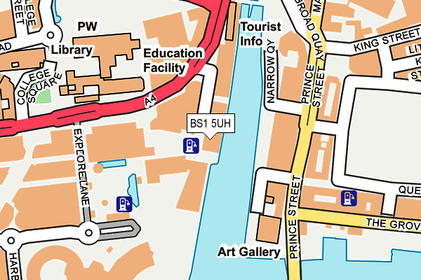 BS1 5UH map - OS OpenMap – Local (Ordnance Survey) BS1 5UH map - OS OpenMap – Local (Ordnance Survey)