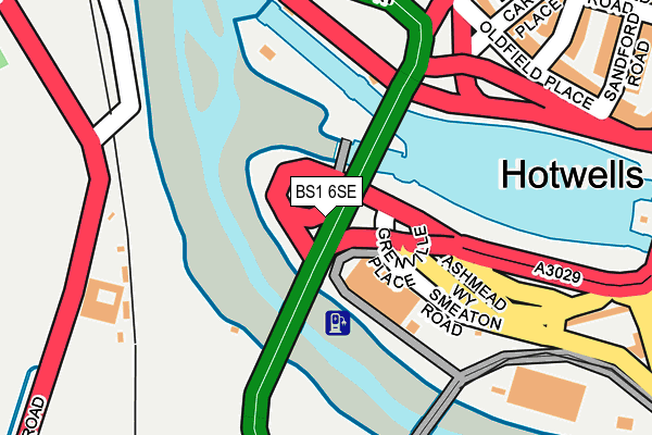 BS1 6SE map - OS OpenMap – Local (Ordnance Survey) BS1 6SE map - OS OpenMap – Local (Ordnance Survey)