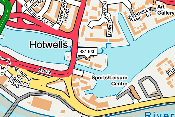 BS1 6XL map - OS OpenMap – Local (Ordnance Survey) BS1 6XL map - OS OpenMap – Local (Ordnance Survey)