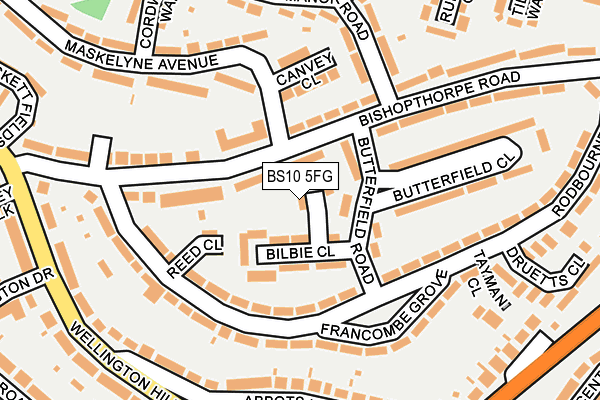 BS10 5FG map - OS OpenMap – Local (Ordnance Survey) BS10 5FG map - OS OpenMap – Local (Ordnance Survey)