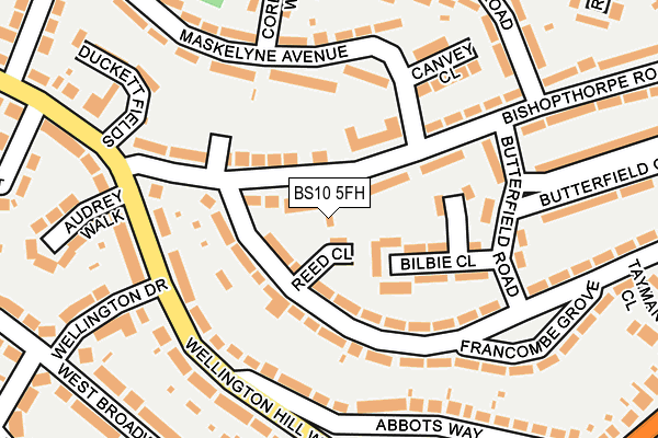 BS10 5FH map - OS OpenMap – Local (Ordnance Survey) BS10 5FH map - OS OpenMap – Local (Ordnance Survey)