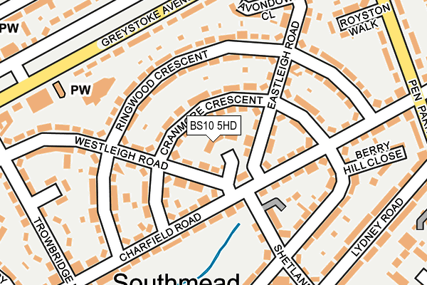 BS10 5HD map - OS OpenMap – Local (Ordnance Survey) BS10 5HD map - OS OpenMap – Local (Ordnance Survey)