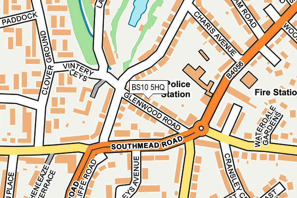 BS10 5HQ map - OS OpenMap – Local (Ordnance Survey) BS10 5HQ map - OS OpenMap – Local (Ordnance Survey)