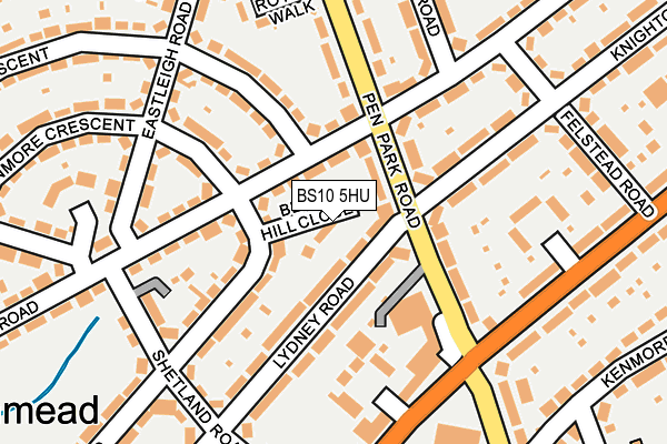 BS10 5HU map - OS OpenMap – Local (Ordnance Survey) BS10 5HU map - OS OpenMap – Local (Ordnance Survey)