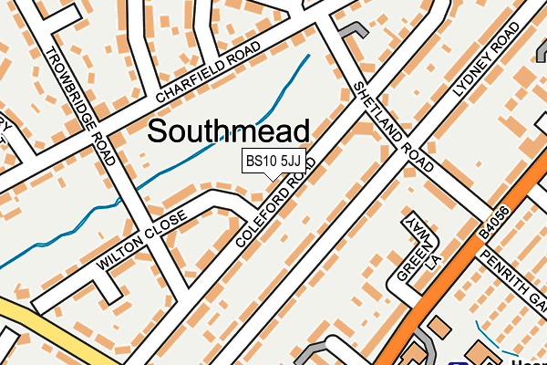 BS10 5JJ map - OS OpenMap – Local (Ordnance Survey) BS10 5JJ map - OS OpenMap – Local (Ordnance Survey)