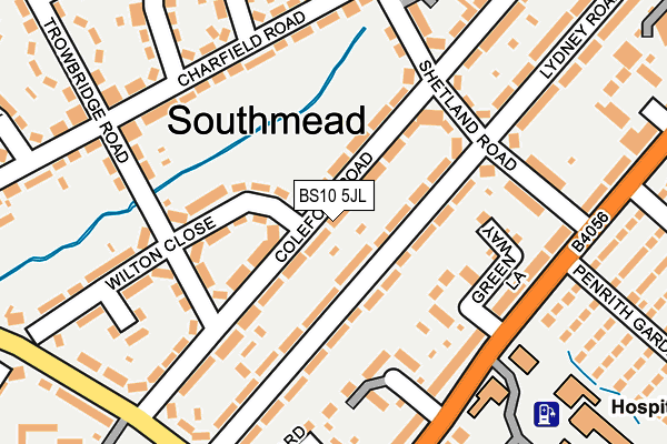 BS10 5JL map - OS OpenMap – Local (Ordnance Survey) BS10 5JL map - OS OpenMap – Local (Ordnance Survey)