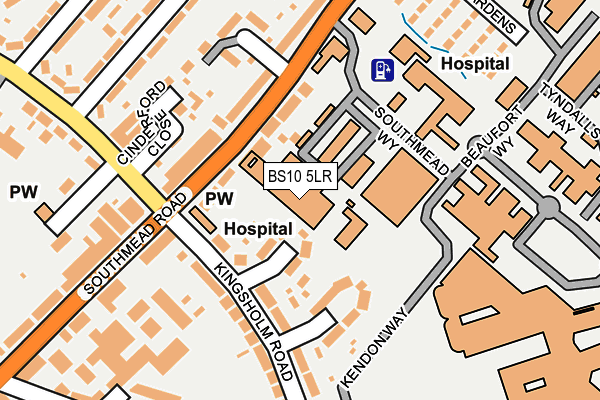 BS10 5LR map - OS OpenMap – Local (Ordnance Survey) BS10 5LR map - OS OpenMap – Local (Ordnance Survey)