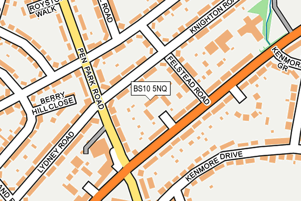 BS10 5NQ map - OS OpenMap – Local (Ordnance Survey) BS10 5NQ map - OS OpenMap – Local (Ordnance Survey)